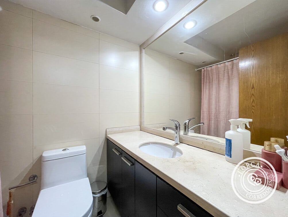 Departamento Amoblado en Arriendo Las Condes, Sector El Bosque Norte, Santiago — 3 Dormitorios, 4 Baños, Vista Oriente