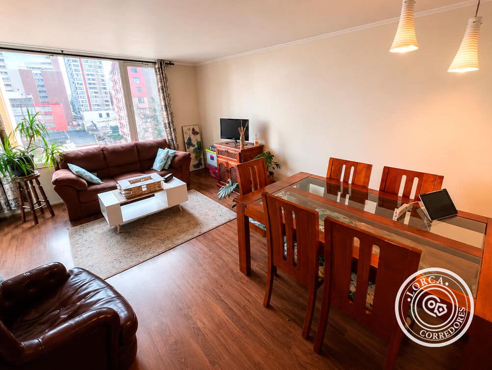 Departamento en Venta Edificio Concepto Urbano, Centro de Concepción — 3 Dormitorios con Muebles Incluidos