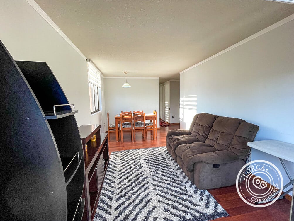 Departamento Amoblado en Arriendo Canal Beagle Viña del Mar — 3 Dormitorios con Suite, Edificio Parque Mirador