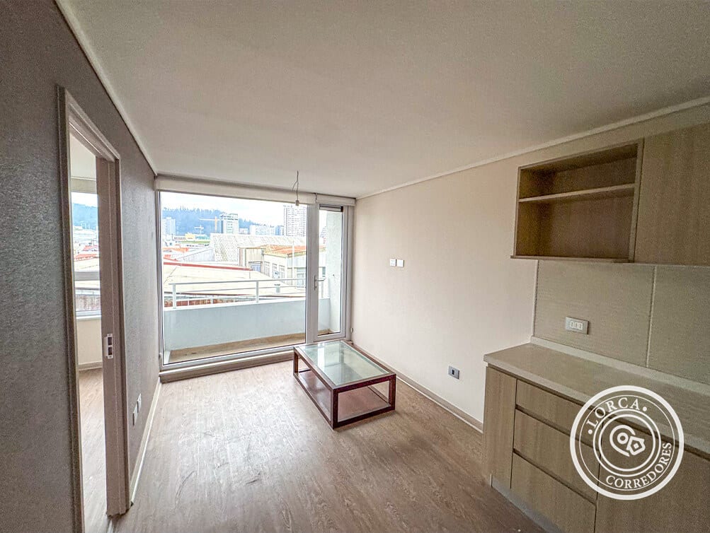 Departamento en Arriendo Edificio Futuro Angol, Centro de Concepción — 1 Dormitorio en Suite, con Estacionamiento y Bodega