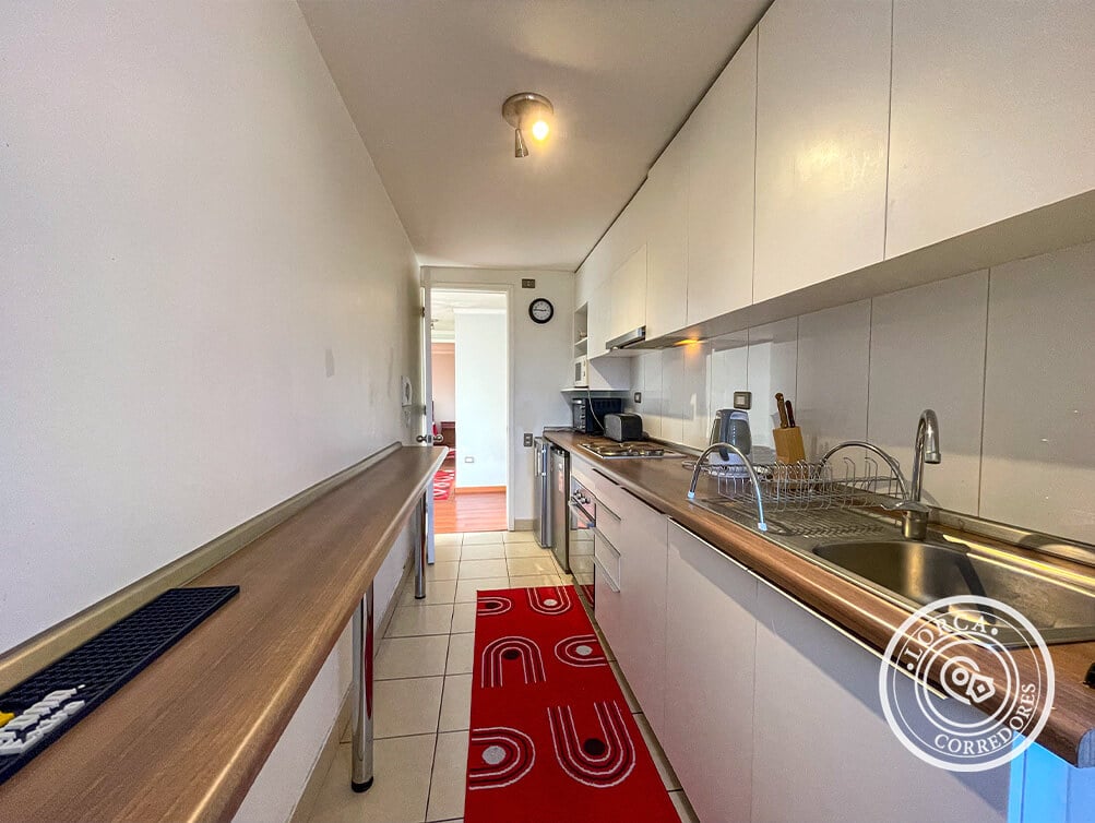 Departamento Amoblado en Arriendo Canal Beagle Viña del Mar — 3 Dormitorios con Suite, Edificio Parque Mirador