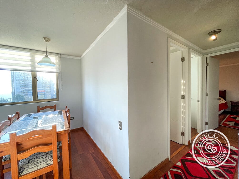Departamento Amoblado en Arriendo Canal Beagle Viña del Mar — 3 Dormitorios con Suite, Edificio Parque Mirador