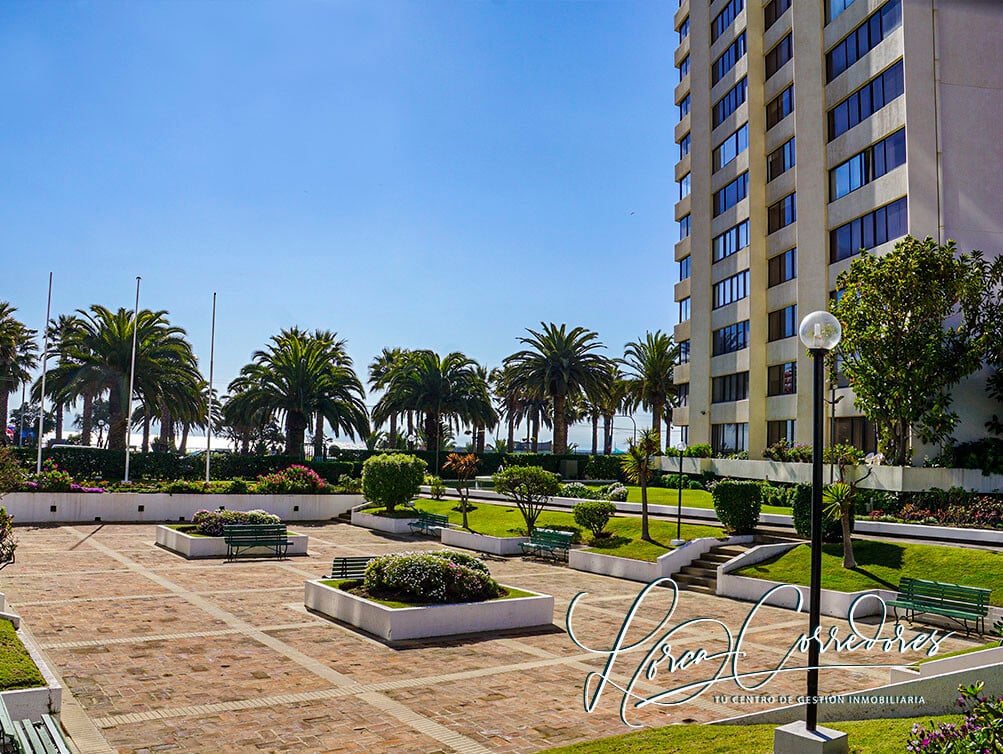 Departamento en Venta Torres del Pacífico, Sector San Martín, Viña del Mar. 1 Dormitorio, Primer Piso, UF 3.676