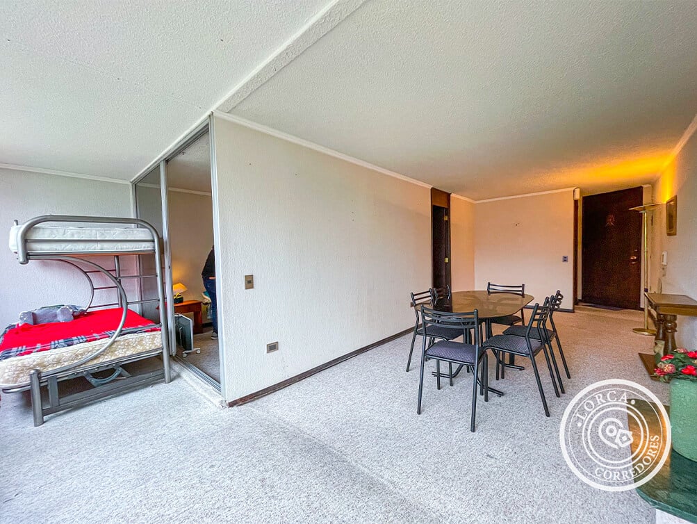 Departamento en Venta Torres del Pacífico, Sector San Martín, Viña del Mar. 1 Dormitorio, Primer Piso, UF 3.676