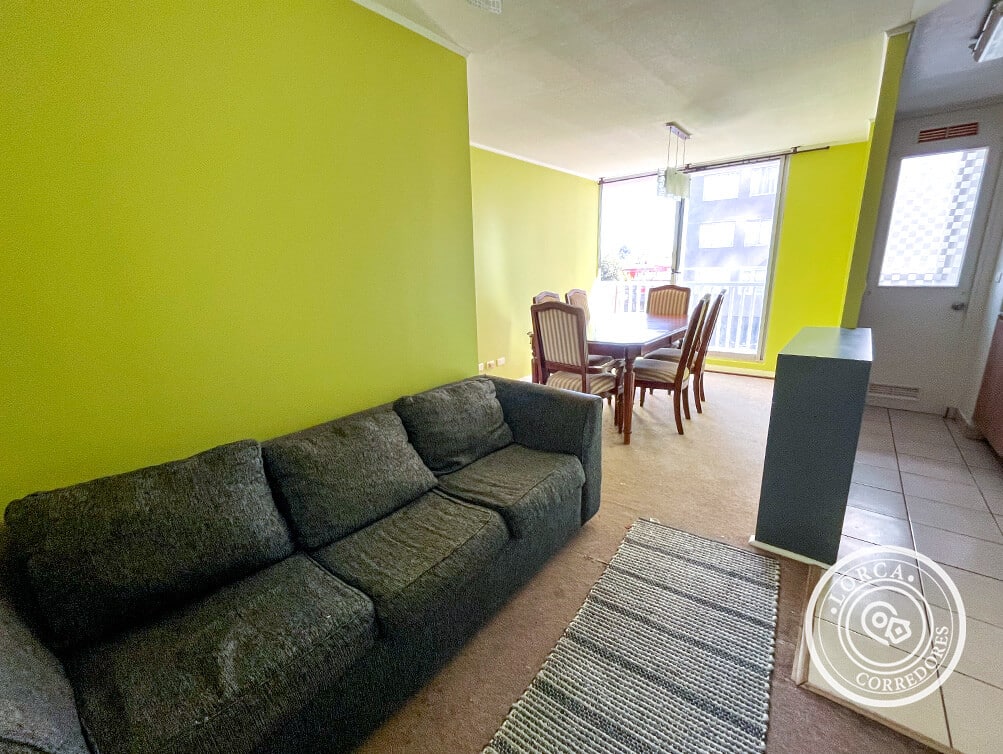 Departamento en Arriendo Condominio Piedra Real, Concepción – Semi Amoblado, 3 Dormitorios, 2 Baños, 65 m², Piso 3, Sector Hospital Clínico del Sur, $570.000