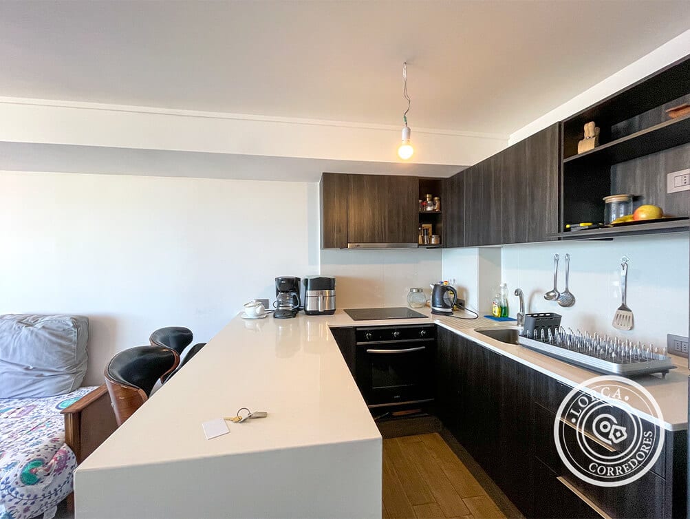 Departamento en Arriendo Sector 21 Norte, Subida Alessandri, Viña del Mar | Con o Sin Muebles, 2 Dormitorios, 1 Baño, 69 m², Piso 11, Balcón Vista Panorámica al Mar, con Estacionamiento, $600.000