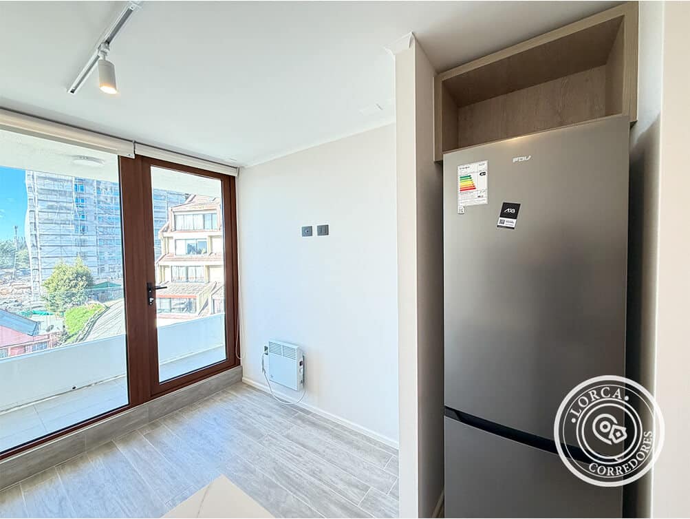 Departamento en Arriendo Condominio Laderas de Andalué, San Pedro de La Paz – Nuevo 2026, 1 Dormitorio, 1 Baño, 65 m², Piso 5, Cocina Americana, Estacionamiento, Gimnasio y Salón Gourmet, $500.000