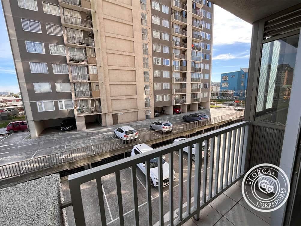 Departamento en Arriendo Condominio Piedra Real, Concepción – Semi Amoblado, 3 Dormitorios, 2 Baños, 65 m², Piso 3, Sector Hospital Clínico del Sur, $570.000