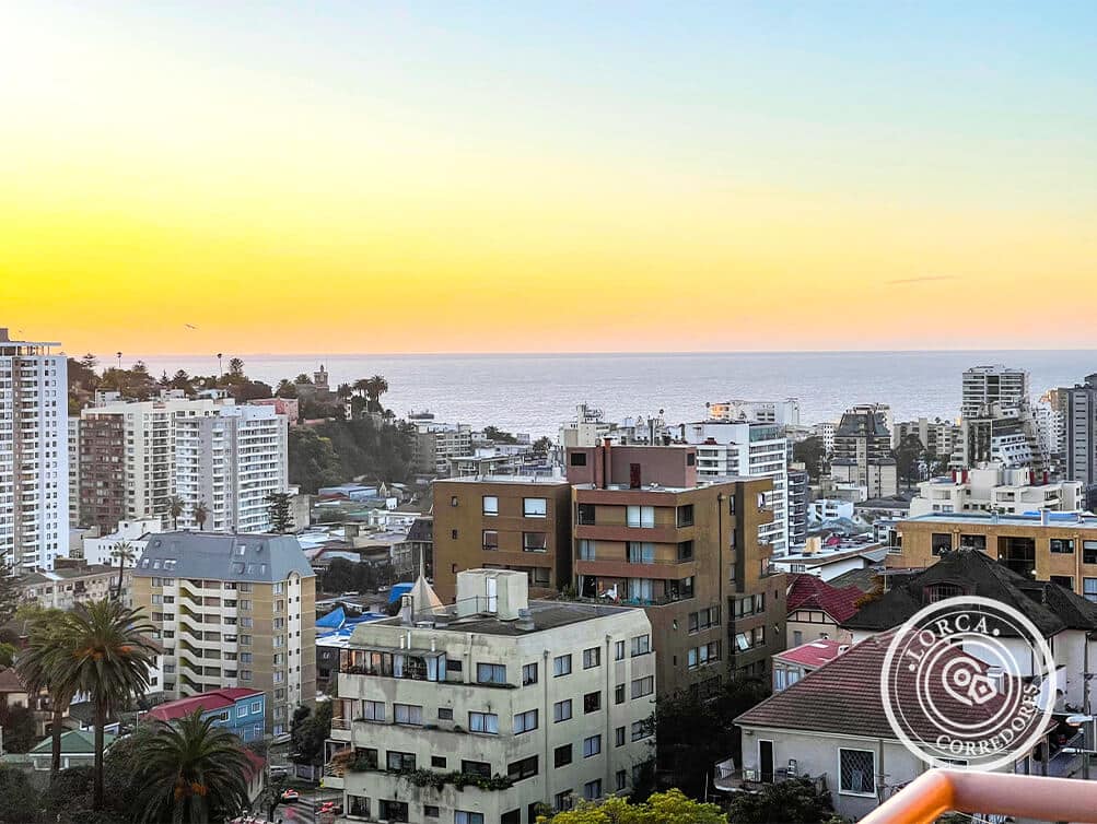 Departamento en Venta Edificio Puerto Williams, Villanelo Alto, Viña del Mar — 2 Dormitorios, 2 Baños, 68 m², Piso 5, Vista al Mar, Estacionamiento Cubierto, Bodega y Piscina, UF 4.649